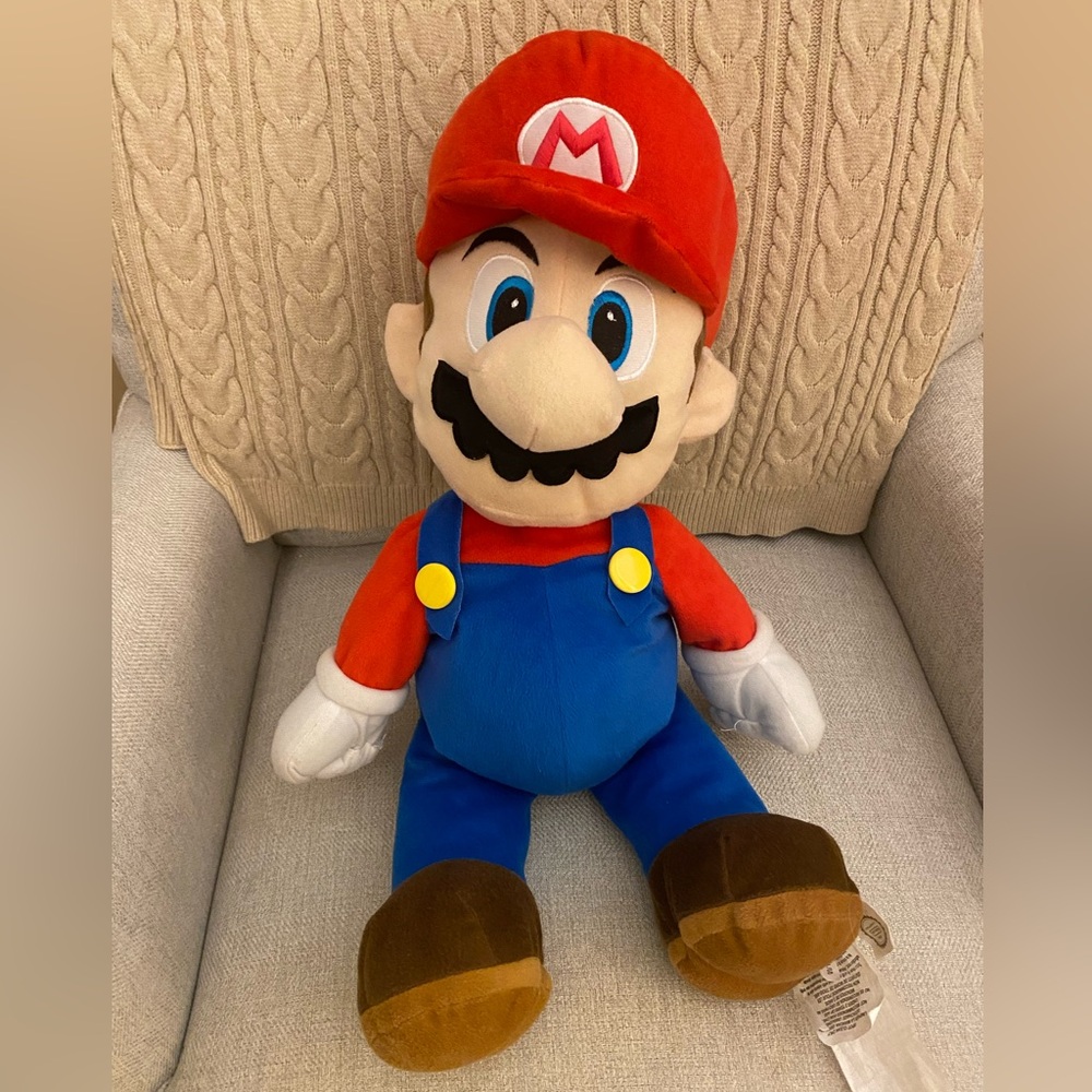 Super Mario Nintendo Jumbo Large Plush 2015 22”